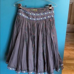 Unique full circle skirt- check out the details!